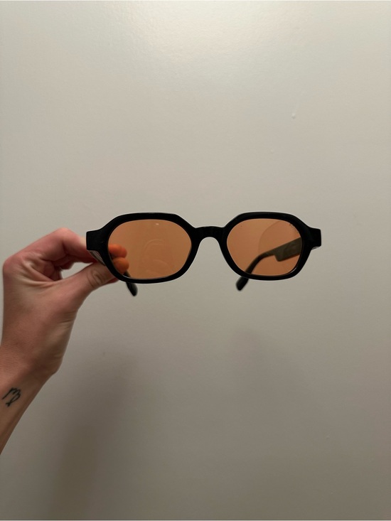 Anthropologie Accessories - Sojos Eyewear Black Frame Sunglasses with Amber Lenses